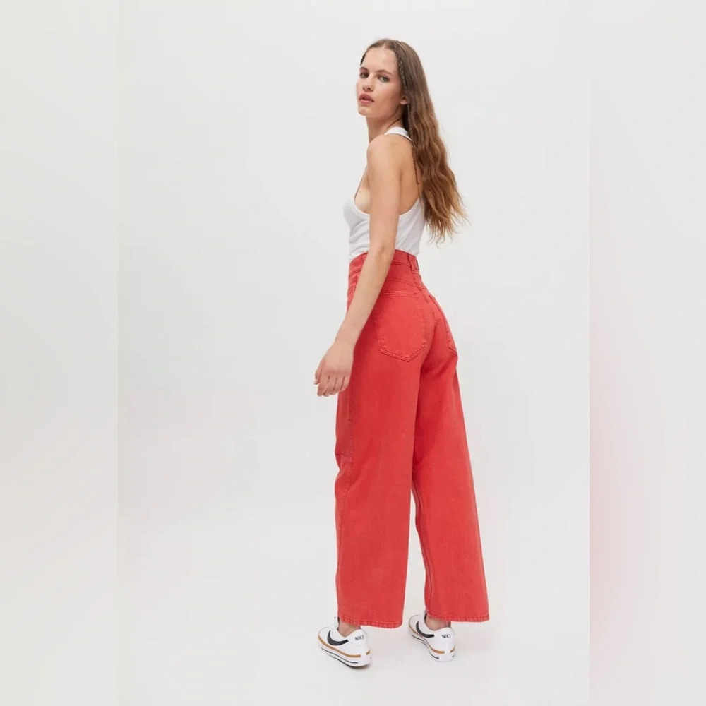 BDG Rih Extreme Baggy Wide Leg Jean – Red 26